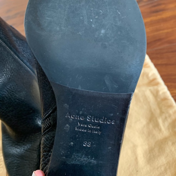 Acne Studios Loma Pointed Ankle Boots 38 - Picture 6 of 6
